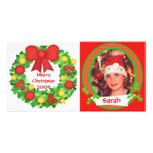 Custom Children's Christmas Photo Card