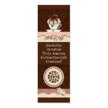 Custom Chocolate Sweet Shoppe Business Cards