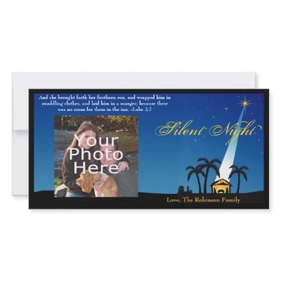 Custom Christian Christmas Photo Cards by cutencomfy