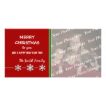 Custom Christmas Family Photo Cards