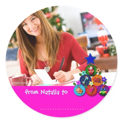 Custom Christmas Gift tags: Christmas Tree 2 by adellaandmella