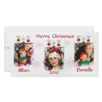 Custom Christmas Ornaments Photo Cards
