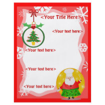 Custom Christmas Scenes Business or Personal Flyers