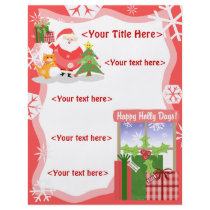 Custom Christmas Scenes Business or Personal Flyers