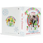 Custom Christmas Snowman Photo Binder