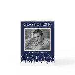 Custom Class of 2010 Graduation Announcement Blue Greeting Cards