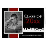 Custom Class of [YEAR] Graduation Announcement Card