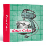 Custom color retro stand mixer baking recipe binde binders