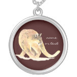 Custom  Cougar, Puma, Mountain Lion, Animal Pendant