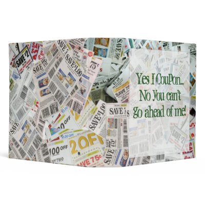 Custom Coupon Binder Organizer Extreme Coupons by kjscreations