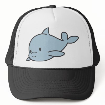 cartoon baby dolphin