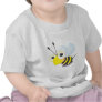 Custom Cute Happy Bee Cartoon Shirt