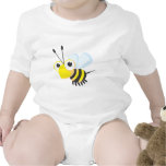 Custom Cute Happy Bee Cartoon Shirt