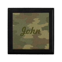 Custom Dark Camouflage Gift Box