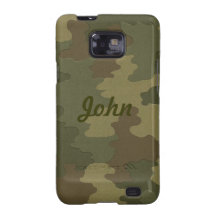 Custom Dark Camouflage Samsung Galaxy Case