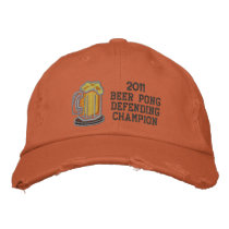 Custom Date Beer Pong Defending Champion