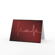 Custom Dated Medical Healthcare Graduation Card