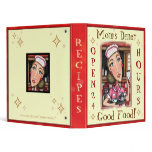 Custom Diner Waitress Recipe Binder