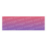 Custom Double Photo Bookmark w/Emerson Quote Business Card Template