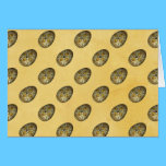 Custom Easter Gold Russian Egg Card cards