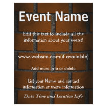 Custom Event Brick Wall