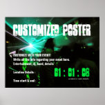 Custom EVENT Party Poster posters