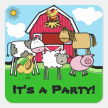 Custom Farm Animals Stickers
