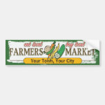 Custom Farmers Market Vegetables Bumper Sticker