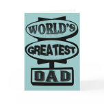 Custom Father's Day / Dad Birthday Greeting Card