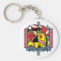 Custom Firefirefighter Keychains