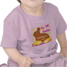 Custom First Easter Baby T-Shirt / Bodysuit