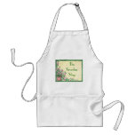 Custom Floral Background Aprons