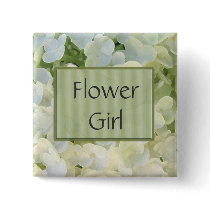 Custom Flower Girl Button - Customized