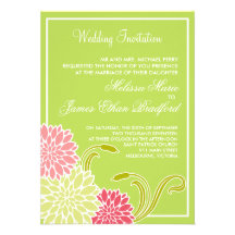 Custom flower wedding product custom invites