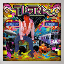 Custom Framed Prints de Madame Tigra's Posters