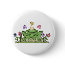 Custom Frog Hopper  Button