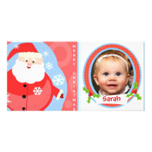 Custom Funny Children's Christmas Photo Card