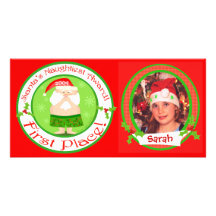 Custom Funny Children's Christmas Photo Card