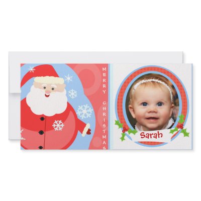 Custom Funny Children's Christmas Photo Card by jamiecreates1