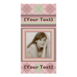 Custom General / Family Argyle Style Photo Card