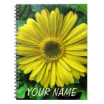 Custom Gerbera Daisy Flower Notebook