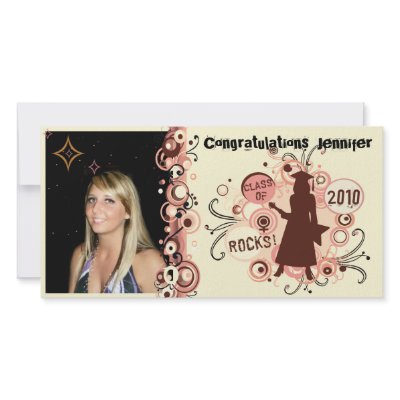 Custom Girl Graduation  Photo Card by jamiecreates1