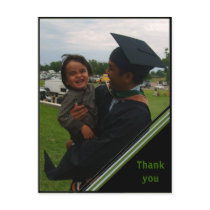 Custom Graduation Thank You Card - Triangle Post Card