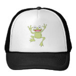 Custom Green Jumping Frog Mesh Hat