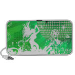 Custom Green Rock Star Mp3 Speaker