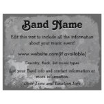 Custom Grey Grunge Band