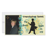 Custom Guy / Boy Graduation Photo Card