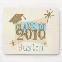 Custom Guy's / Men's Hip  Graduation Mousepad