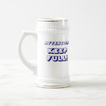 Custom Happy 21st Birthday Beer Stein