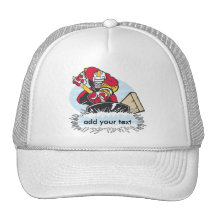 Custom Hockey Player Hats